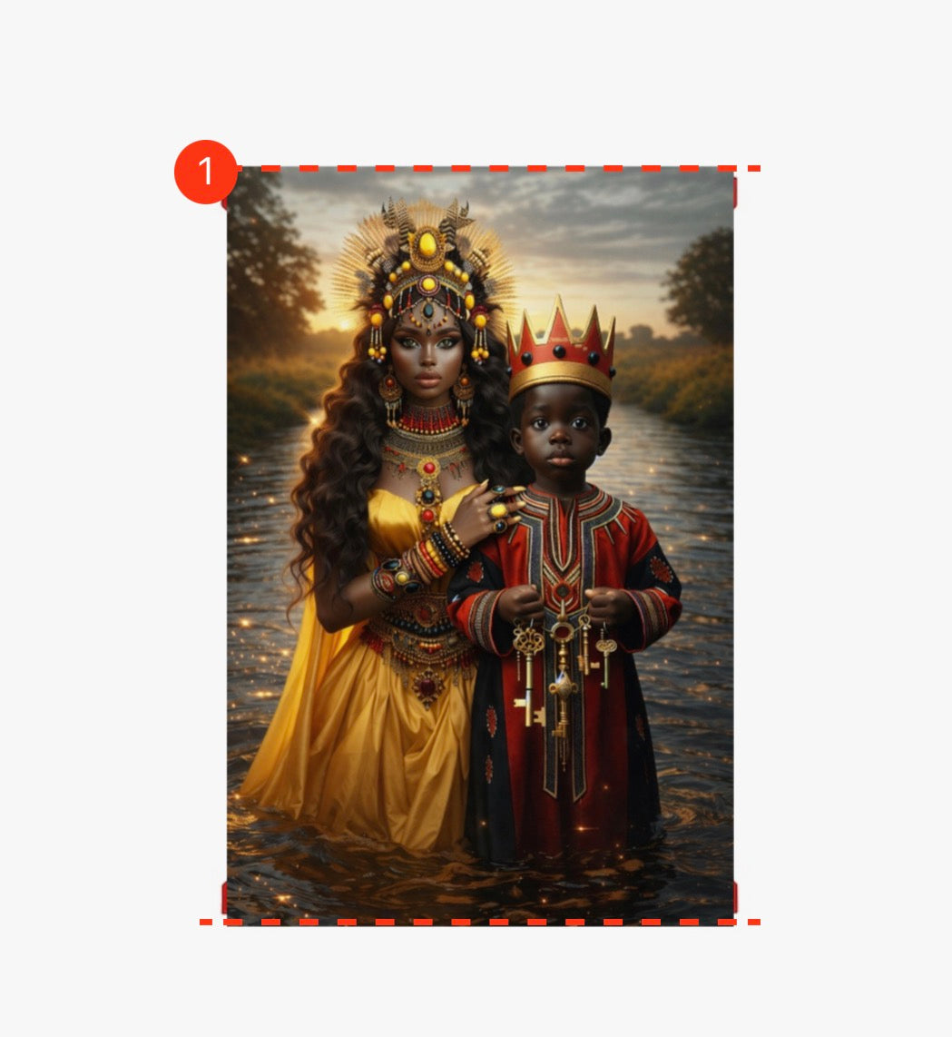 Tapiz de Oshun Ibu Kole & Eleggua