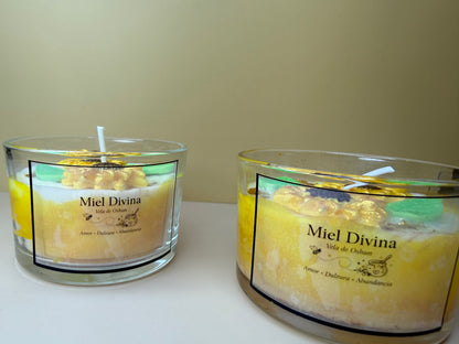 Miel Divina - set de 2 velas