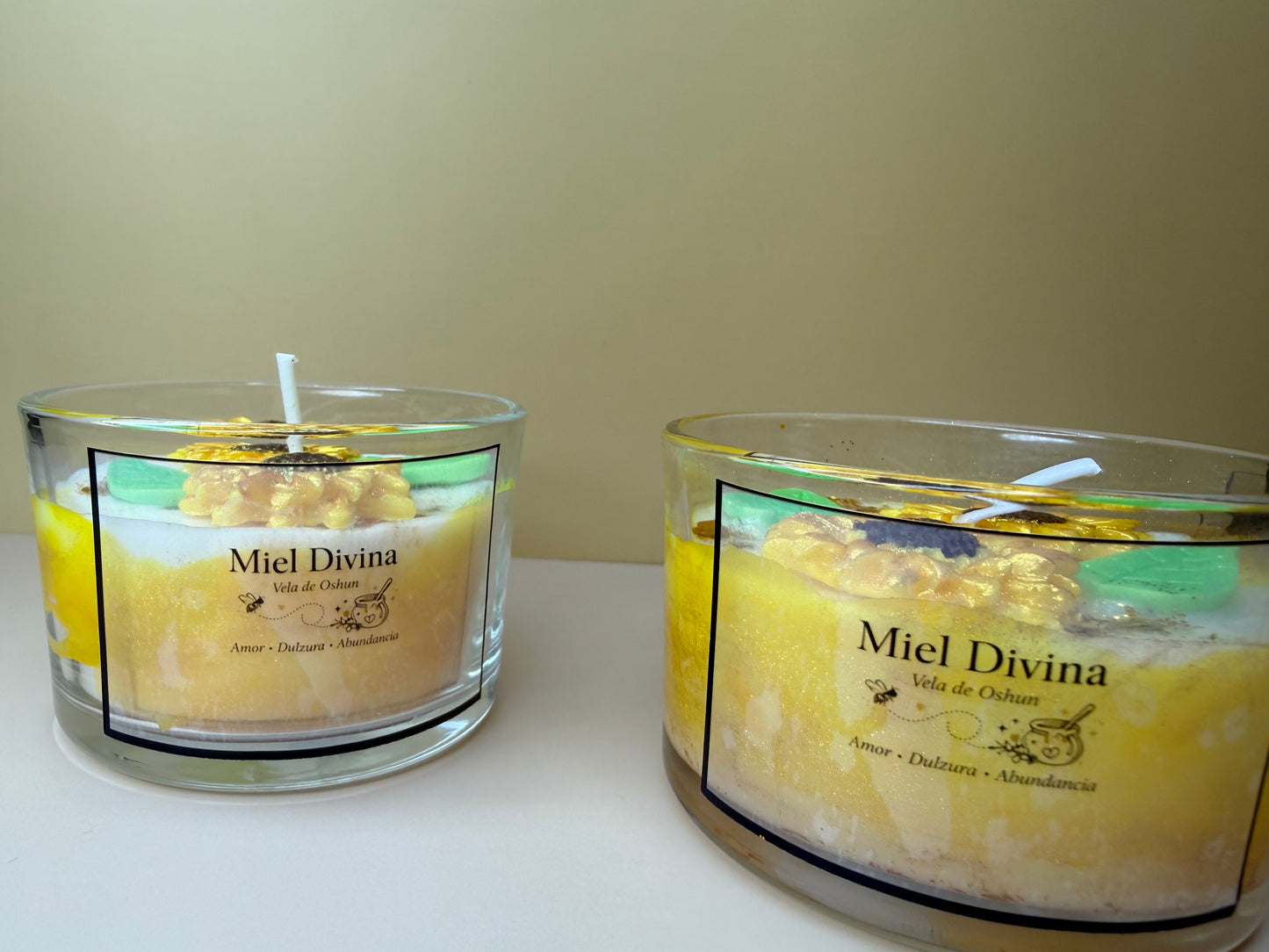 Miel Divina - set de 2 velas
