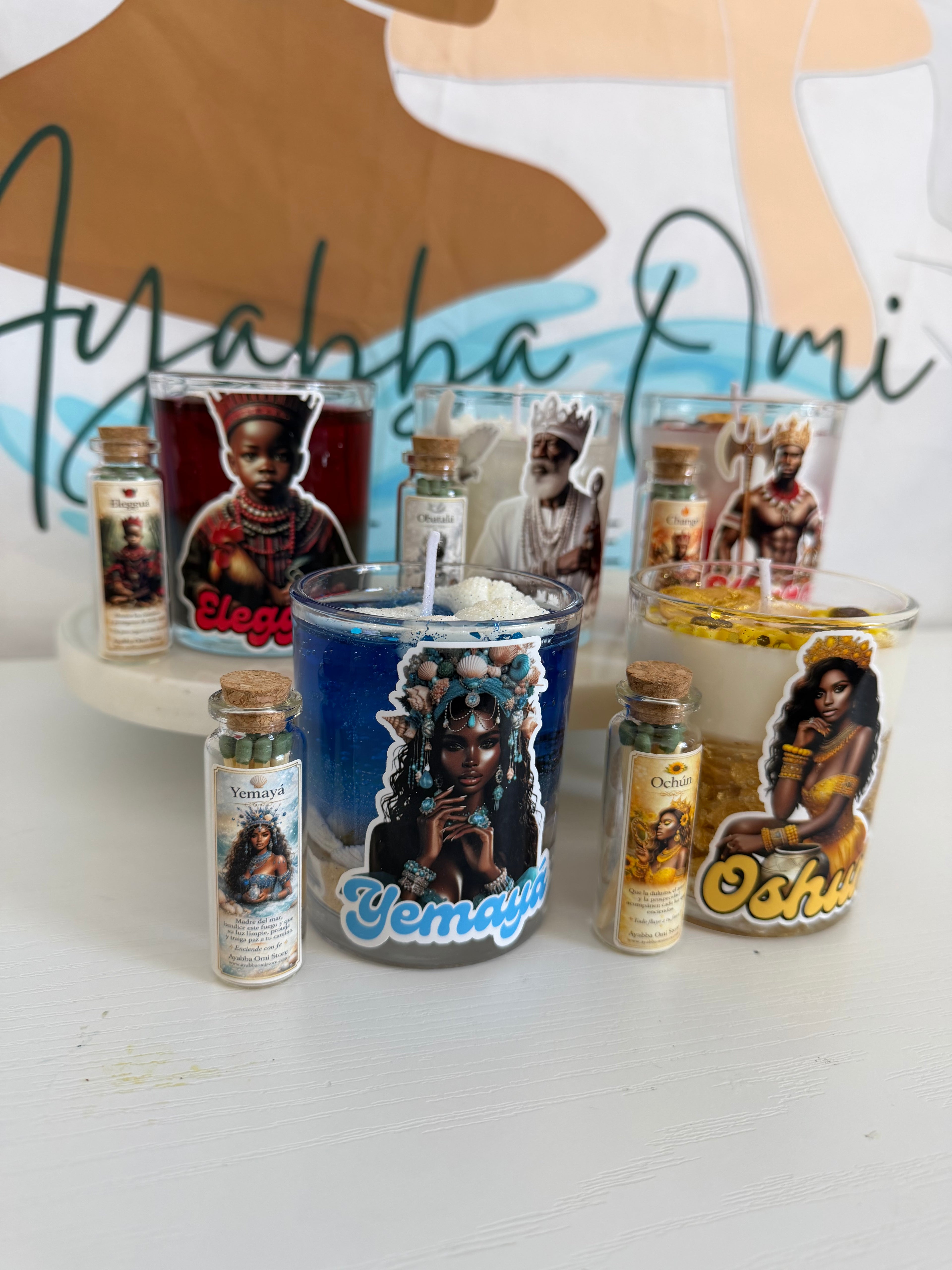 Set 5 velas - Colección Orishas ✨