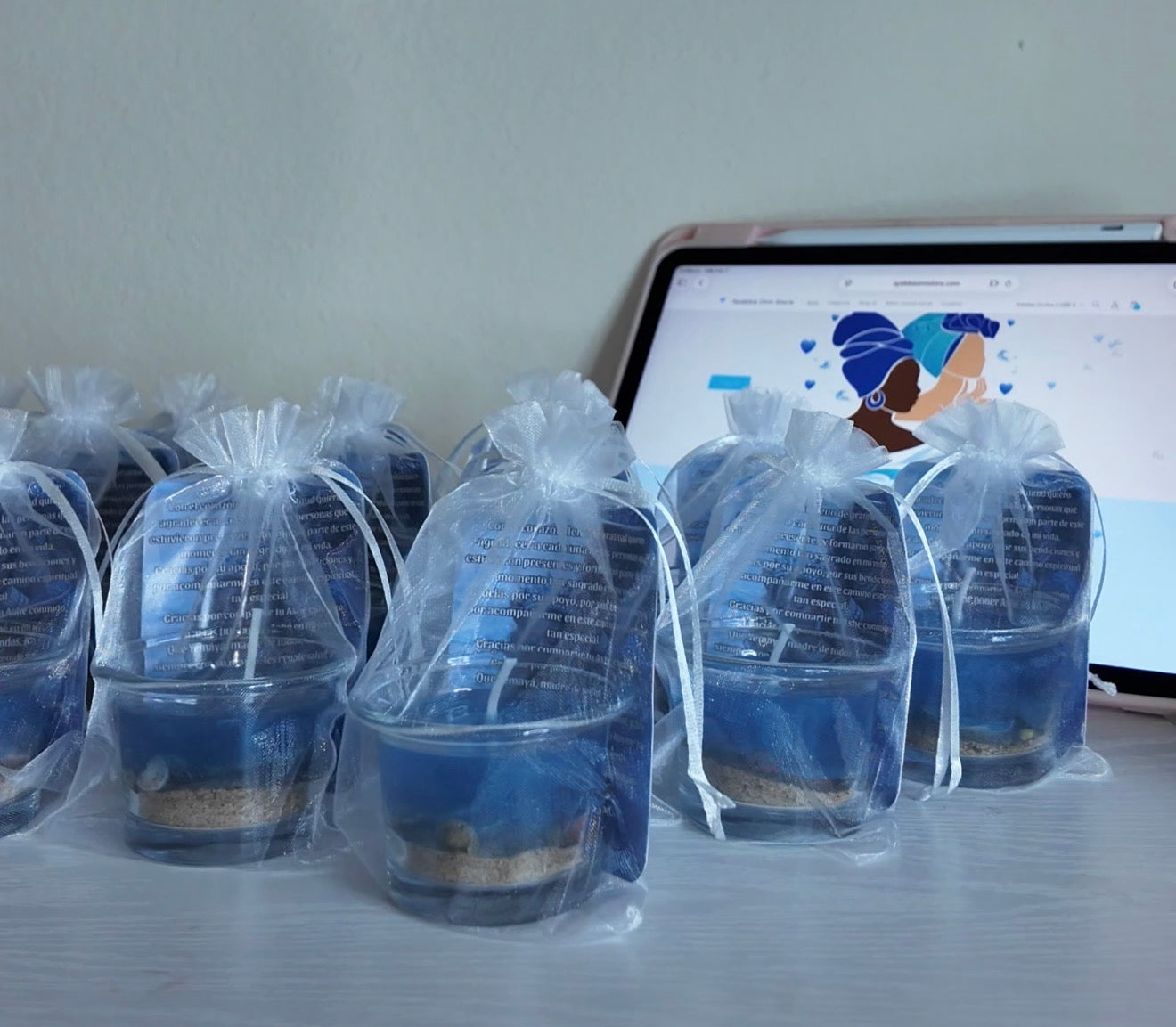 Velitas de recordatorios Yemayá