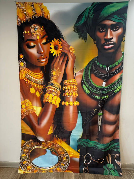 Tapiz Oshun & Oggun