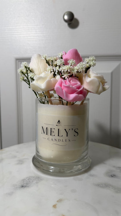 Mini bouquet de velas 🩷