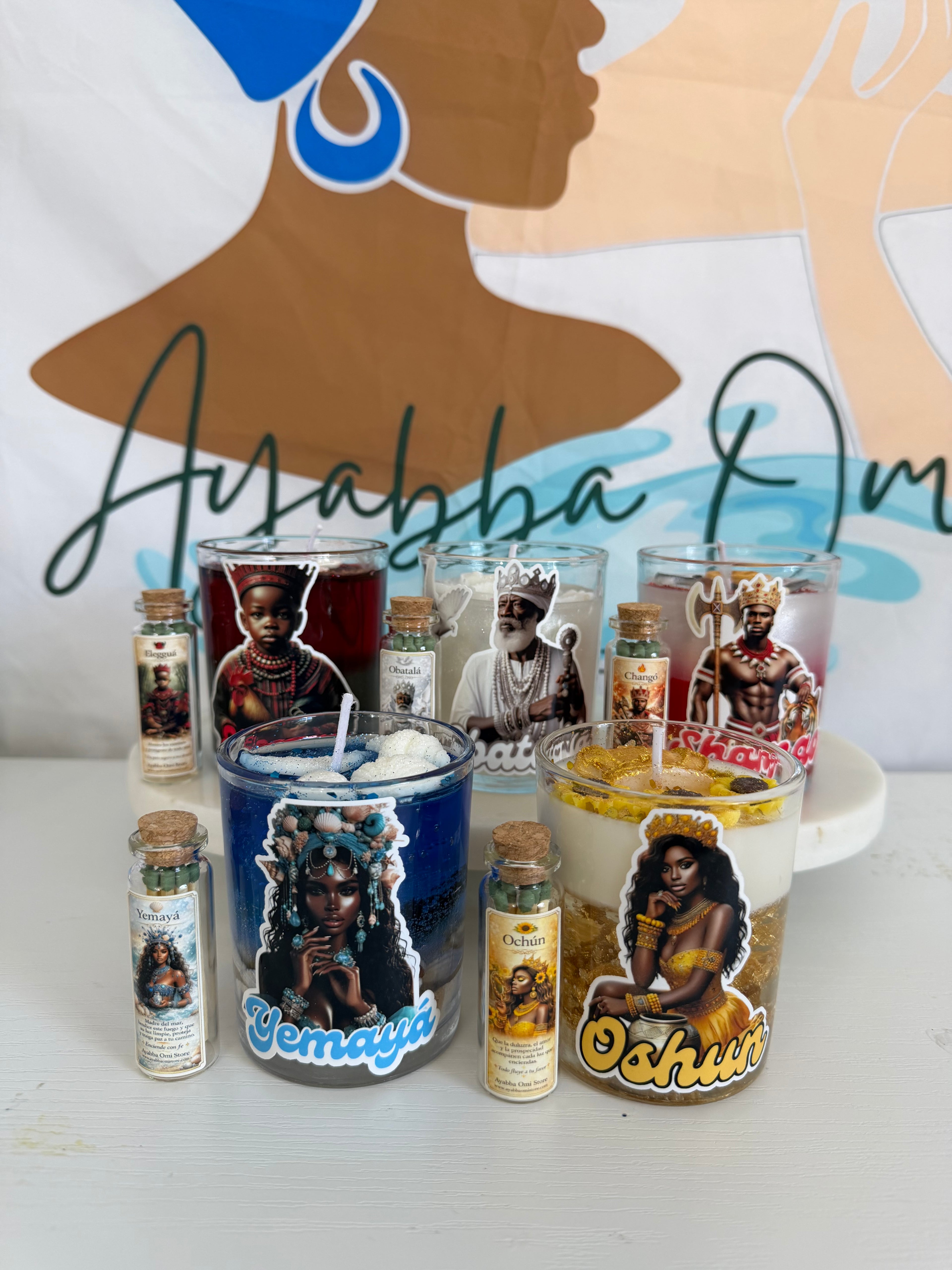 Set 5 velas - Colección Orishas ✨