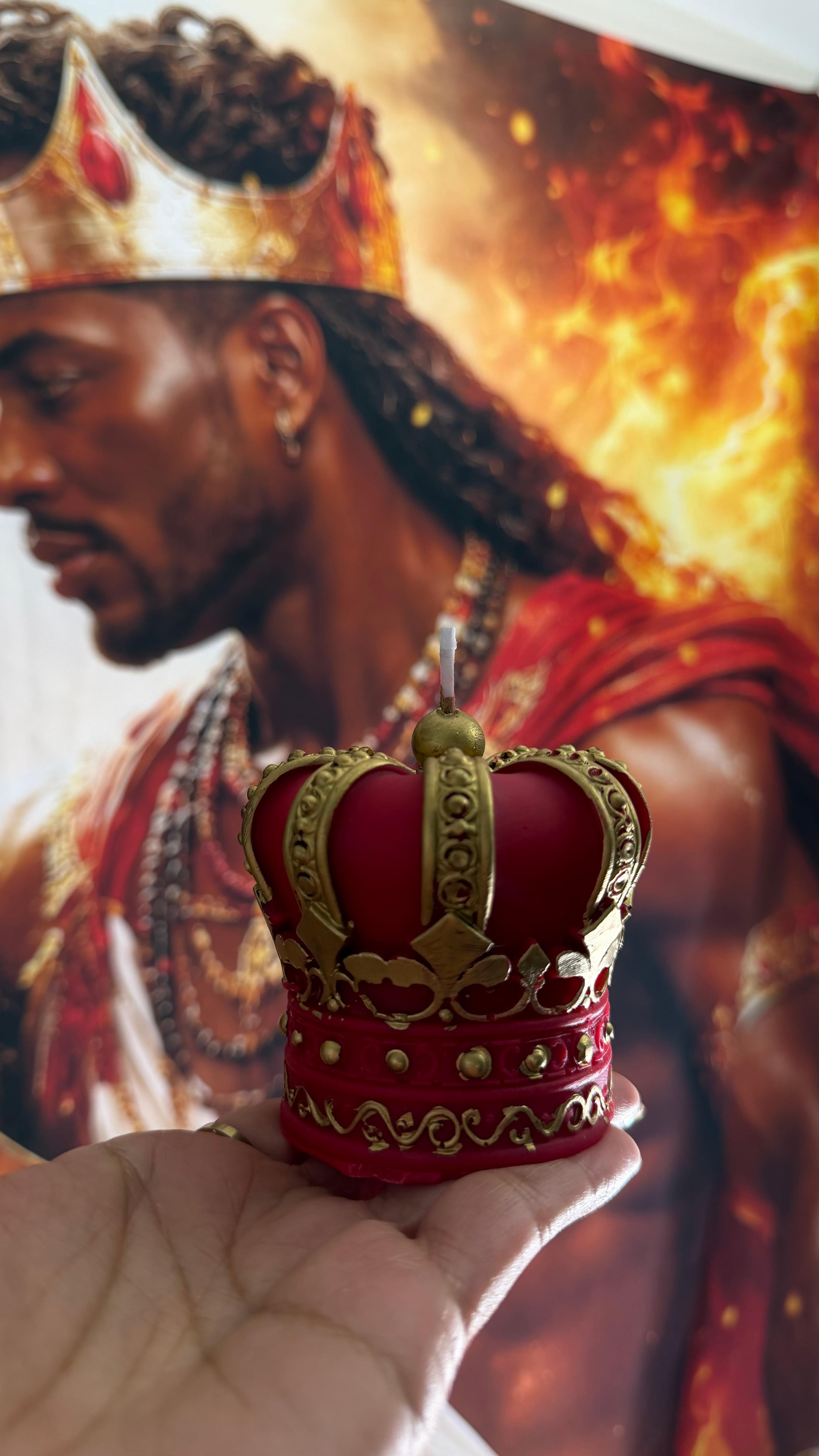 Vela de corona para Shango