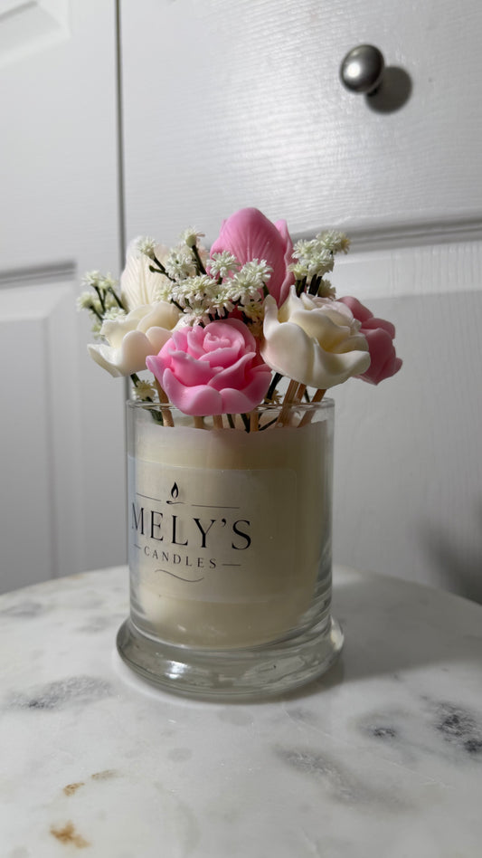 Mini bouquet de velas 🩷