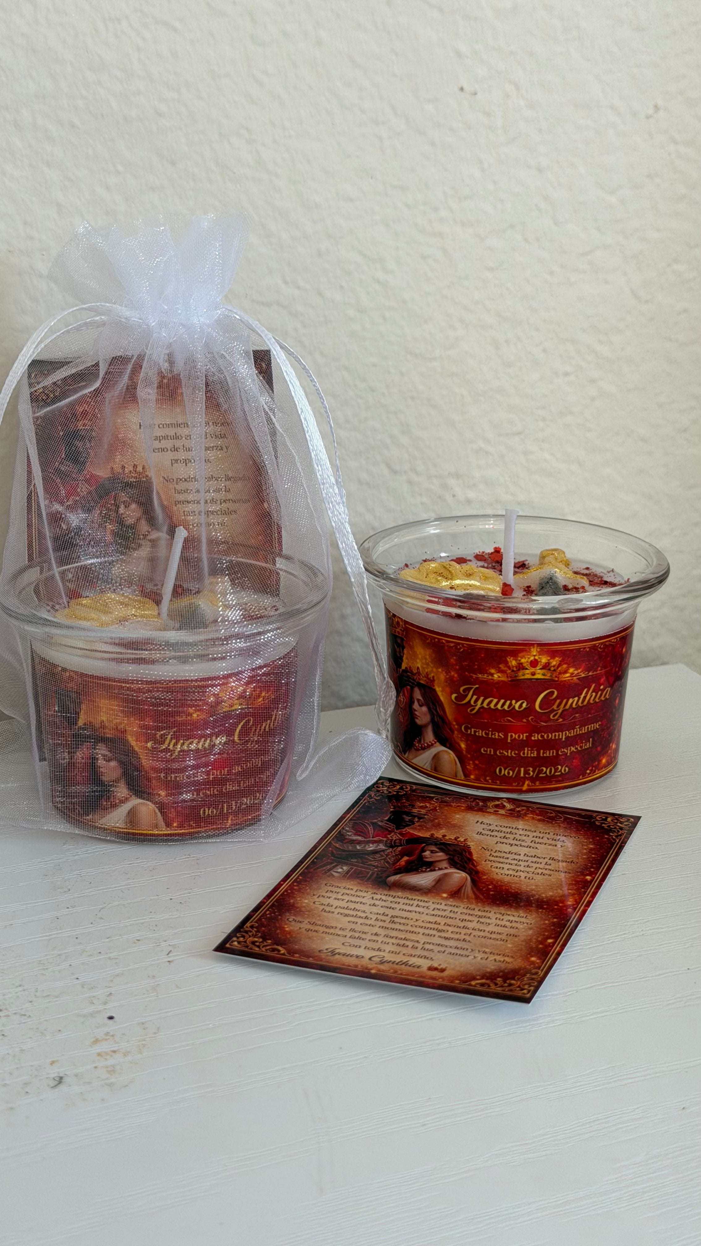 Velas de Recordatorio Shango
