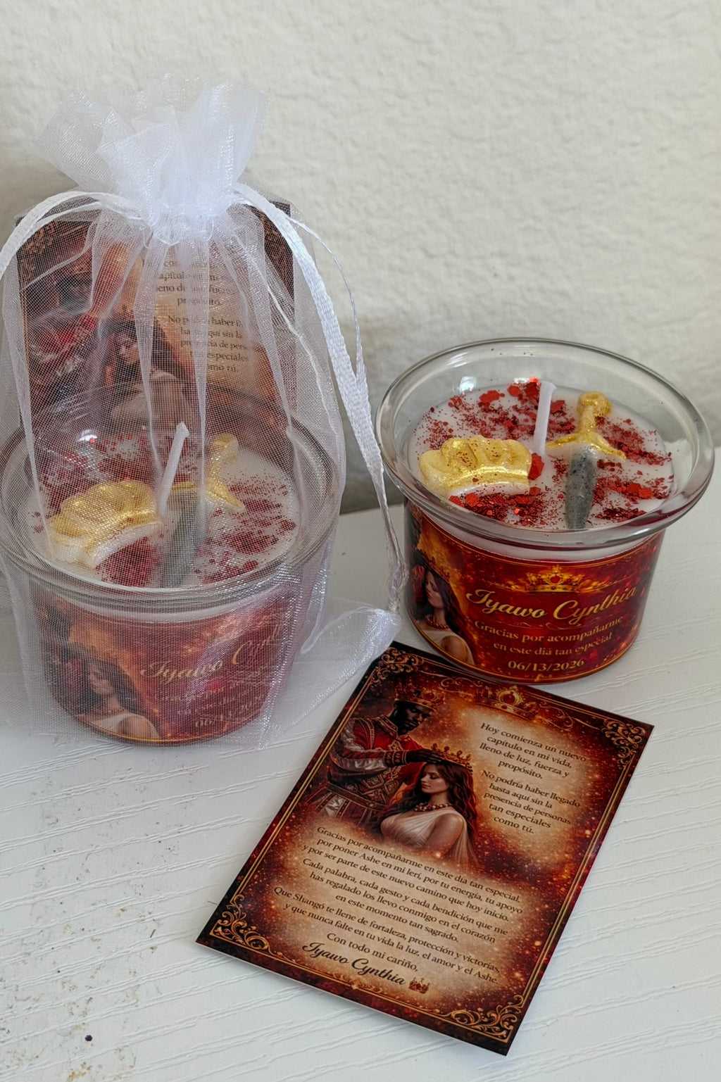 Velas de Recordatorio Shango