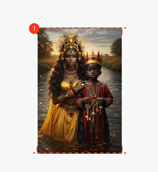 Tapiz de Oshun Ibu Kole & Eleggua