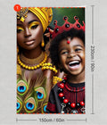 Tapiz de Oshun & Eleggua