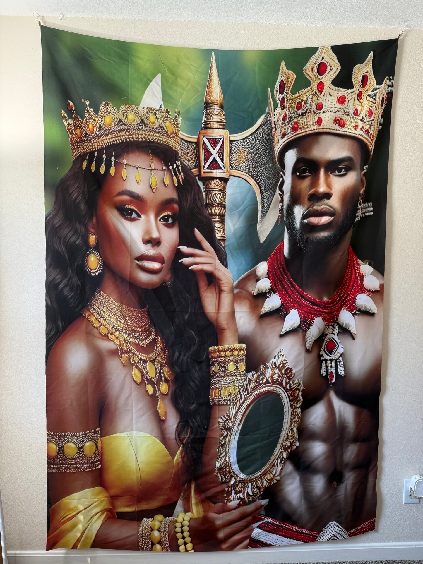 Tapiz de Oshun & Shango