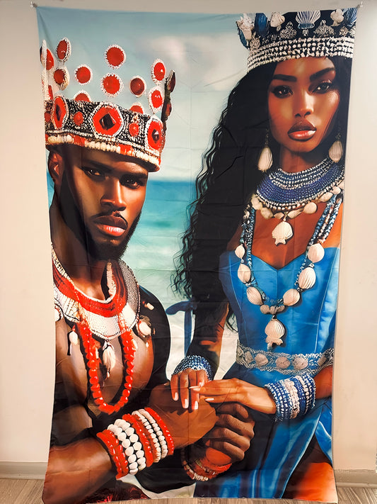 Tapiz Shango & Yemayá