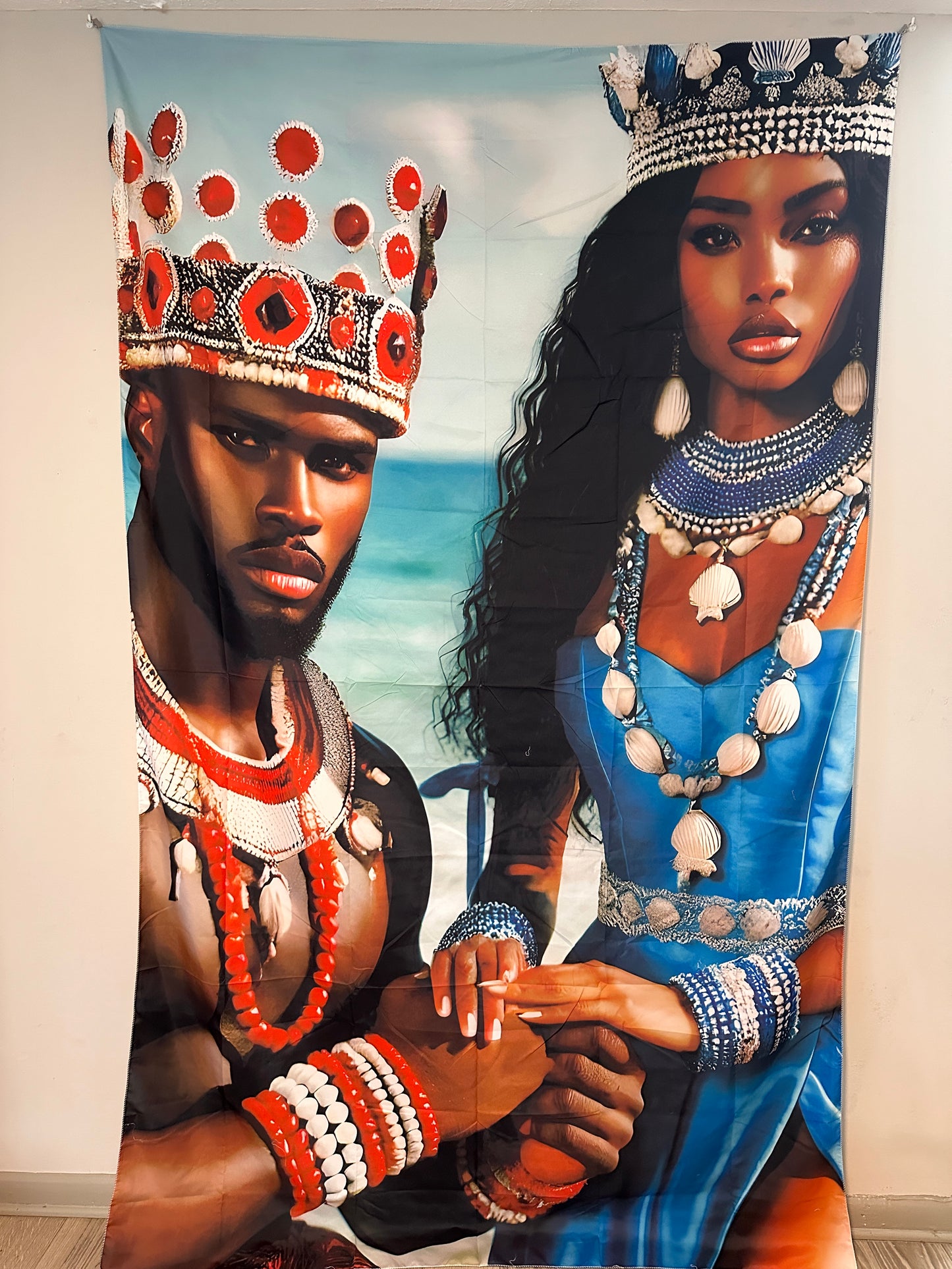 Tapiz Shango & Yemayá