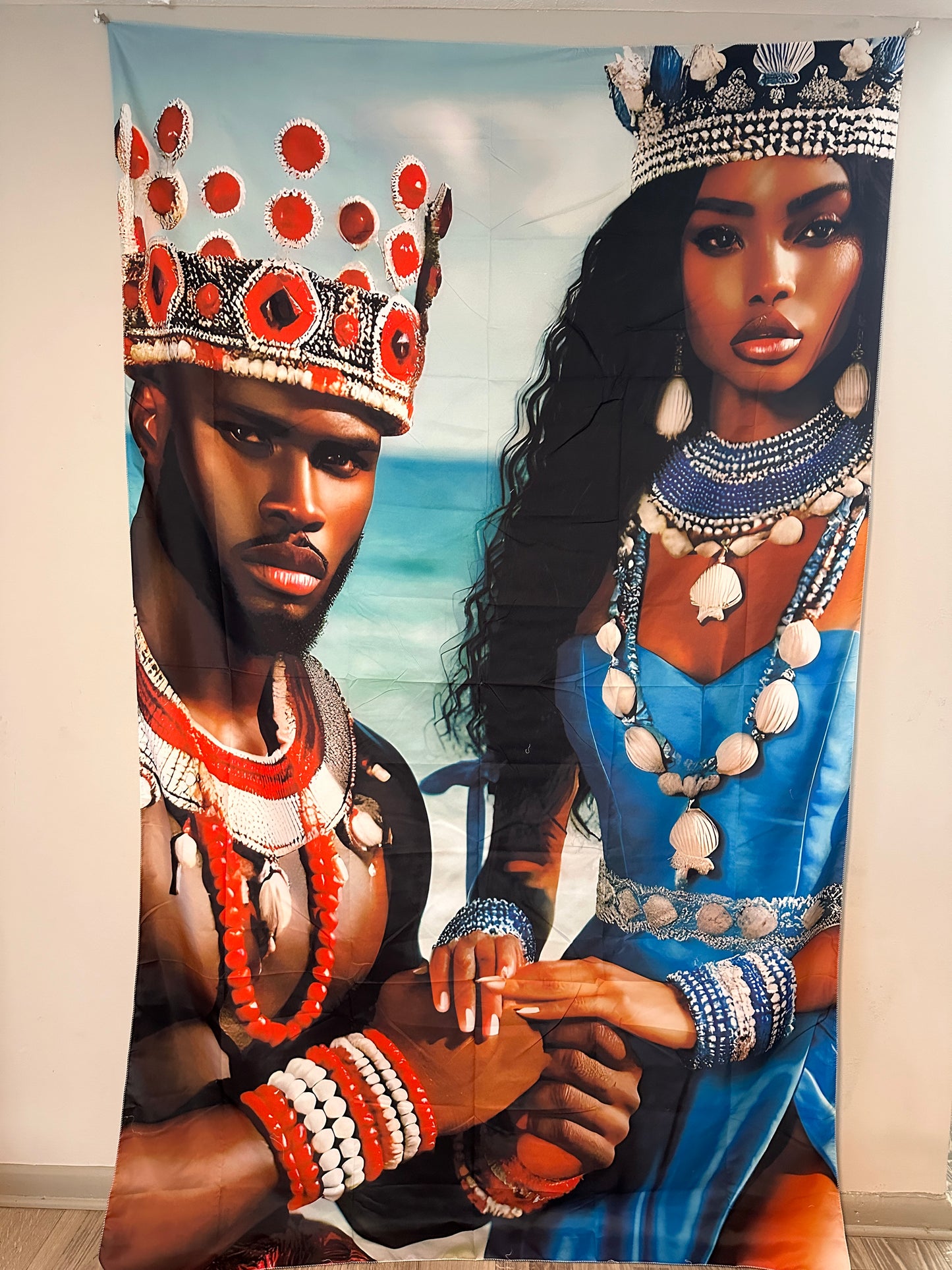 Tapiz Shango & Yemayá