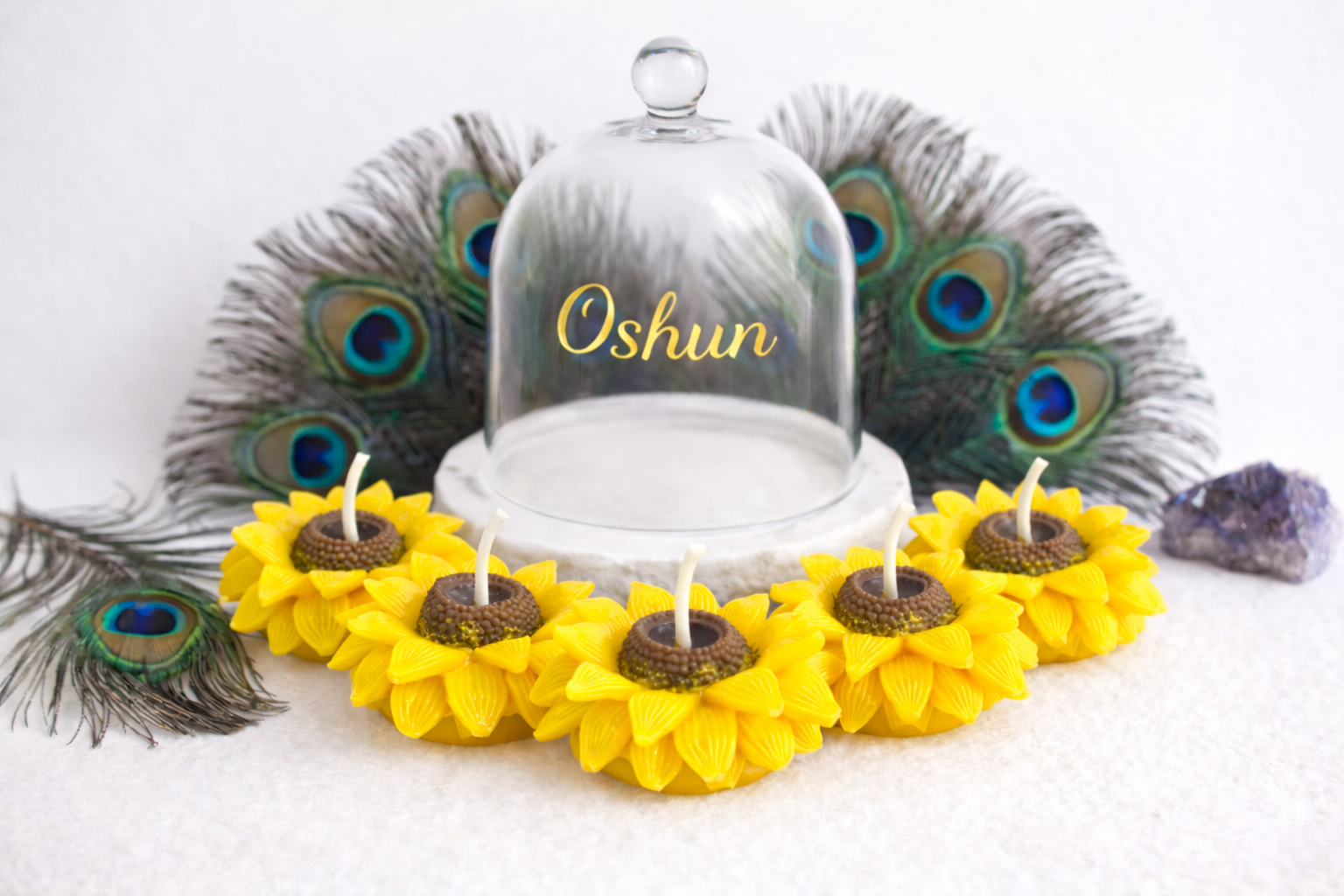 5 velas de Oshun 💛